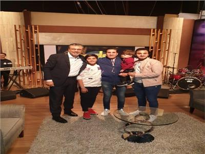 النجم أحمد شيبه مع الإعلامي عمرو الليثي في واحد من الناس