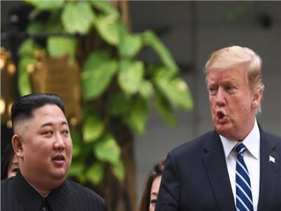 الرئيس الأمريكي دونالد ترامب والزعيم الكوري الشمالي كيم جونج أون