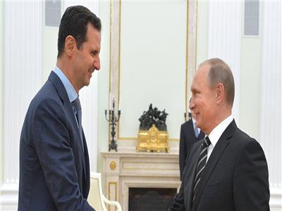 الرئيسان الروسي فلاديمير بوتين والسوري بشار الأسد