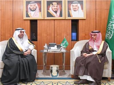 رئيس البرلمان العربي يلتقى وزير الخارجية السعودى