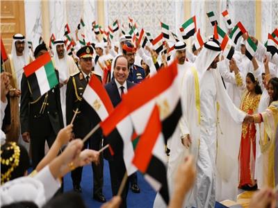 استقبال حافل للرئيس السيسي في الإمارات
