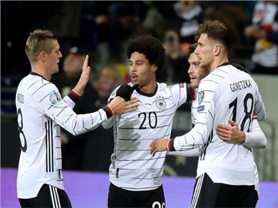 فرحة لاعبي منتخب ألمانيا بالفوز