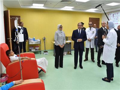 الرئيس السيسي يتفقد منظومة التأمين الصحي الشامل عقب إطلاقها