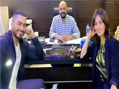 حلا شيحة وحسام حسني وتامر حسني