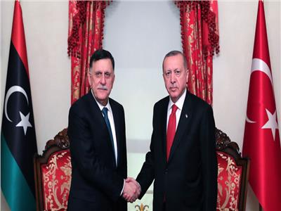 رجب طيب أردوغان وفايز السراج