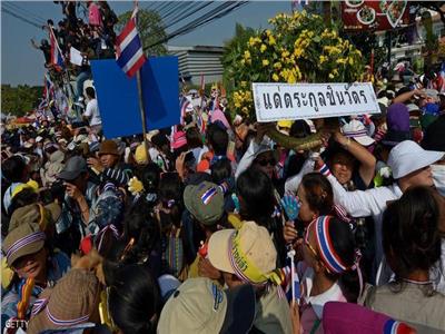 الآلاف يشاركون في أكبر احتجاج في عاصمة تايلاند منذ سنوات