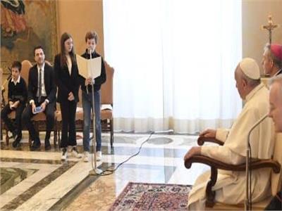 البابا فرنسيس يستقبل فتيان وفتيات العمل الكاثوليكي في إيطاليا