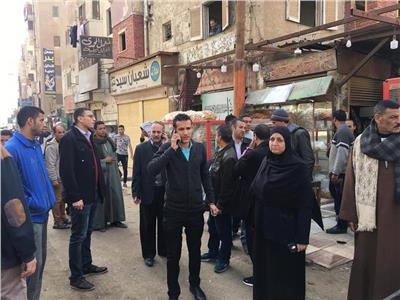  حملة مكبرة لرفع الاشغالات بمغاغة بالمنيا   