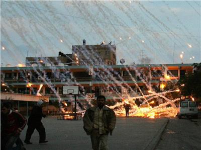 إسرائيل تستخدم قنابل محرمة ضد الفلسطينيين