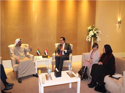 وزير التعليم العالي يلتقي نظيره  الإماراتي لبحث سبل التعاون العلمي والثقافي 