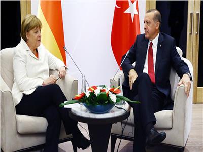 رجب طيب أردوغان وأنجيلا ميركل