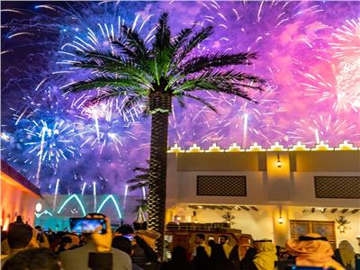 صورة من حفل رأس السنة بالسعودية