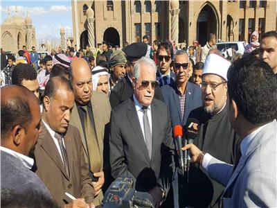 وزير الأوقاف ومحافظ جنوب سيناء يفتتحان مسجد الرحمة بطور سيناء
