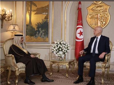 خادم الحرمين مع الرئيس التونسي 