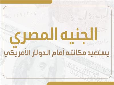 انفوجراف| الجنيه المصري يستعيد مكانته أمام الدولار الأمريكي 