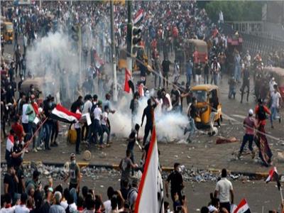 صورة من الاحتجاجات في العراق