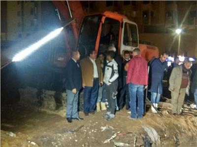 نائب محافظ القاهرة إصلاح كسر خط المياه بشارع مسطرد بوابة أخبار
