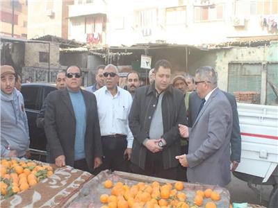 نائب محافظ القاهرة يتفقد المشروعات التنموية بحدائق القبة
