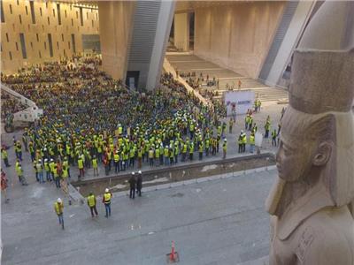 محاضرات وتدريبات عملية عن تدابير السلامة بالمتحف المصري الكبير