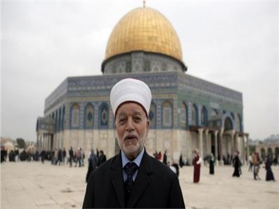 المفتي العام للقدس والديار الفلسطينية خطيب المسجد الأقصى المبارك  الشيخ محمد حسين