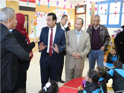 نائب محافظ قنا يتفقد المدرسة المصرية اليابانية