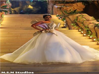 مروة الازلي «عروس الغابة» أزياء محمد نور 