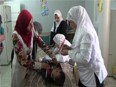 استهداف 38 ألف طفل للتطعيم ضد الشلل بالوادي الجديد
