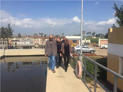نائب المحافظ تتفقد مشروعات محطات المياه والصرف الصحى بمدينة طوخ
