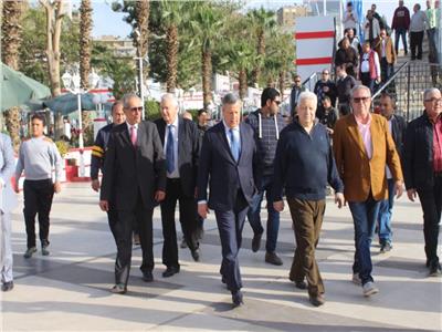 رئيس الزمالك يرحب بوفد الترجي التونسي 