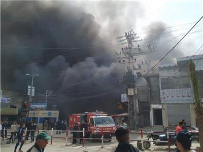 مصرع 9 فلسطينيين في حريق ضخم بأحد المخابز في غزة 