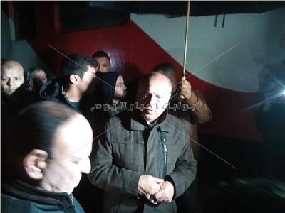 وزير النقل كامل الوزير يتفقد حادث تصادم قطارين في روض الفرج