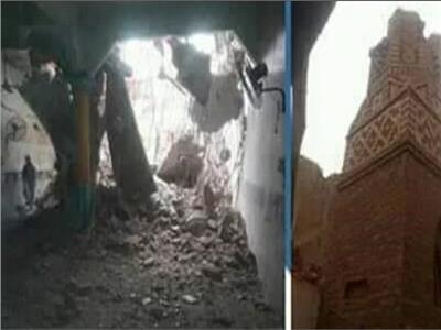 كنيسة بقنا تساهم في اعادة بناء مسجد انهار بسبب الطقس السئ
