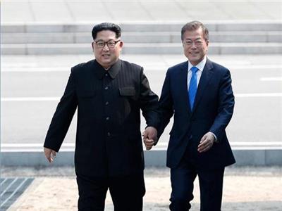 رئيسا كوريا الجنوبية والشمالية 