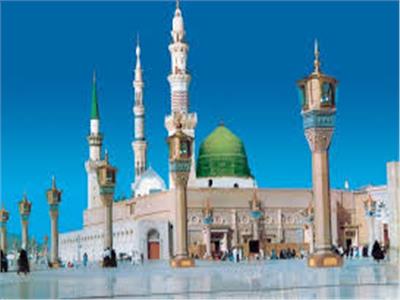 المسجد النبوي بالمملكة العربية السعودية 