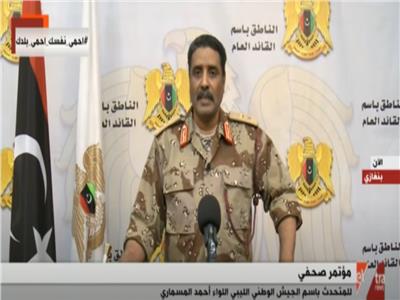 اللواء أحمد المسمارى المتحدث باسم الجيش الليبيى