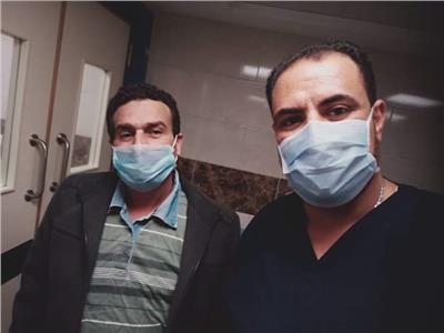 خروج شفاء وتعافي للمسعف خالد عبدالعظيم من فيروس كورونا