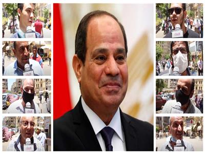 الشعب للرئيس السيسي: «شكرا لابن مصر البار»