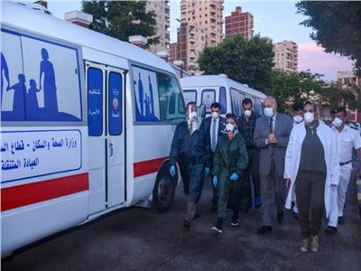 محافظ الإسكندرية يتفقد كفاءة العمل بمستشفى الحميات