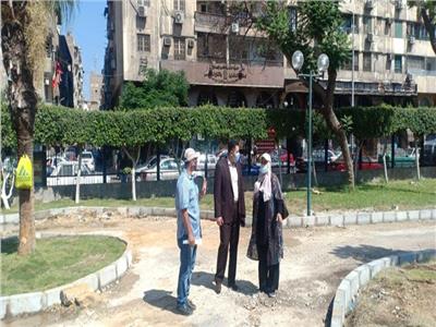 نائب محافظ القاهرة يتفقد أعمال تطوير حديقة بن سندر