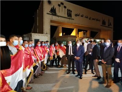 وصول المصريين المحتجزين في ليبيا