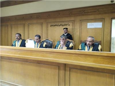 هيئة المحكمة برئاسة المستشار عبد الظاهر الجرف
