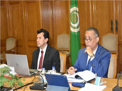 أشرف صبحي يشهد  اجتماع مجلس وزراء الشباب والرياضة العرب