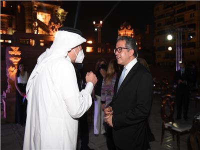 السفير السعودي بالقاهرة أسامة بن أحمد نقلي ووزير السياحة والآثار الدكتور خالد العناني