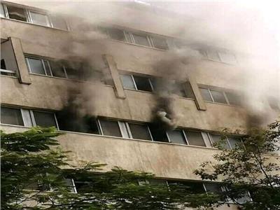 حريق بمستشفي صحة المرأة الجامعي بأسيوط 