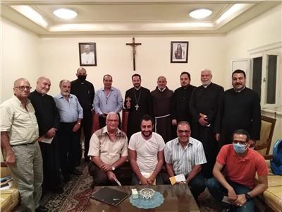 النائب البطريركي يجتمع مع مجلس الرعوي بالإسكندرية