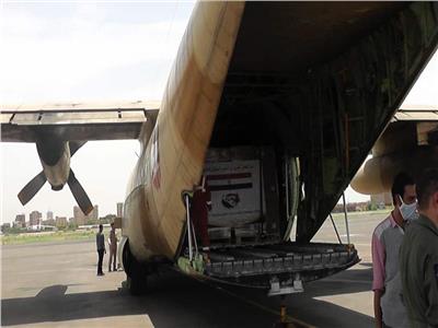 طائرة مساعدات طبية السودان 