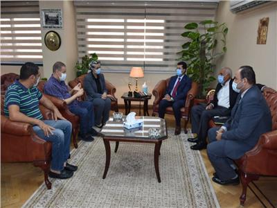 وزير الرياضة يجتمع مع اللجنة الطبية لبطولة العالم لكرة اليد