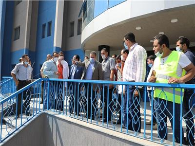  محافظ المنوفية يتفقد تجهيزات مبنى الطوارىء الجديد بمستشفى شبين الكوم التعليمى  