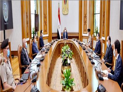الرئيس عبد الفتاح السيسي خلال الاجتماع 