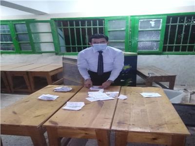 أعمال الفرز في انتخابات مجلس الشيوخ بمحافظة بني سويف 